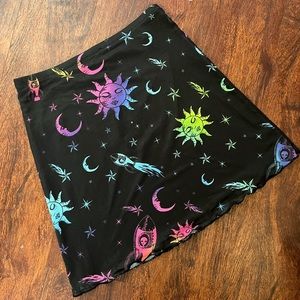 Dolls Kill Current Mood mesh skirt